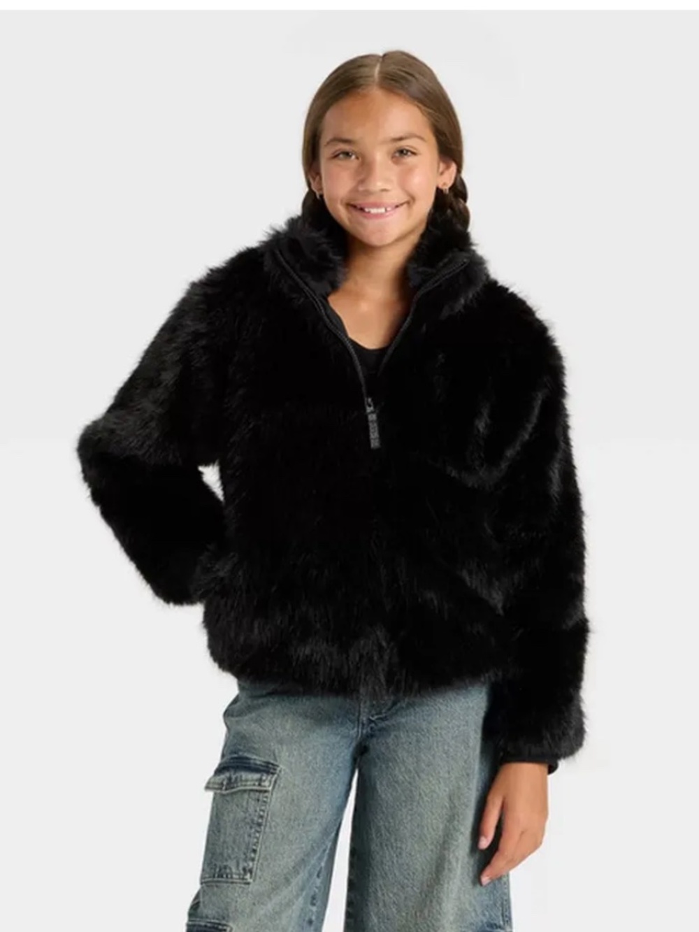 NWOT Art Class Faux Fur 🖤 medium